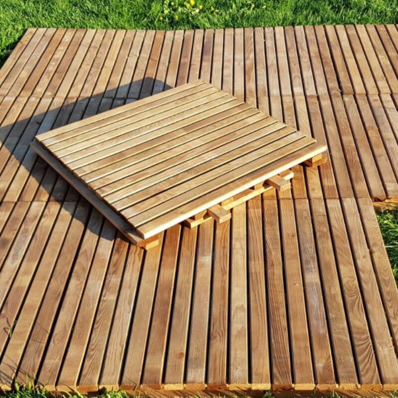 Wooden decking tile for Outdoors and Patios
